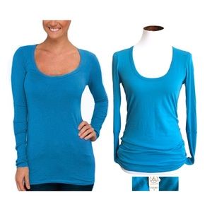 Alternative apparel blue long sleeve top